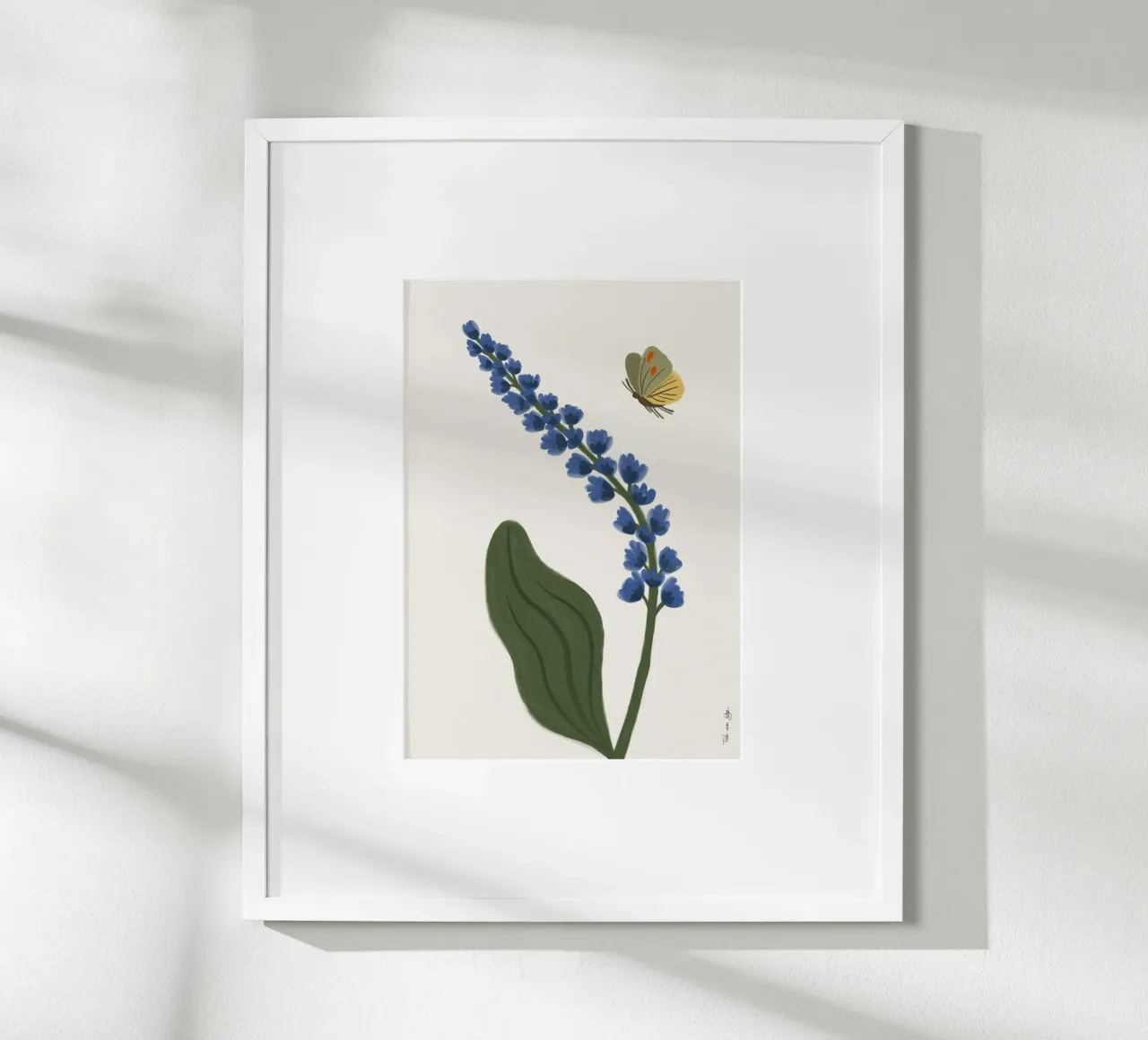 A little Moment of Calm poster con telaio in legno da Tida vom Weg
