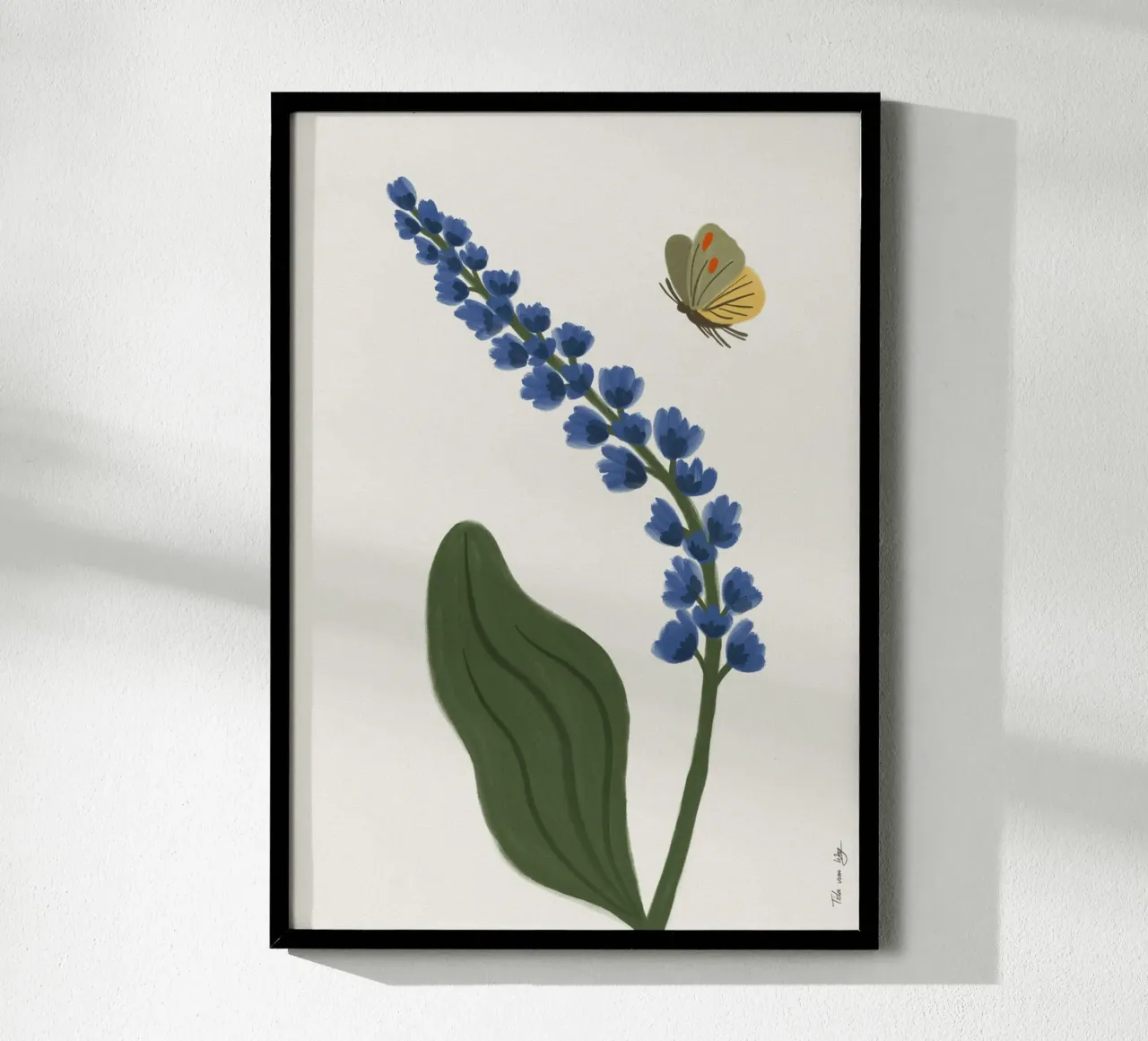 A little Moment of Calm poster con telaio in legno da Tida vom Weg