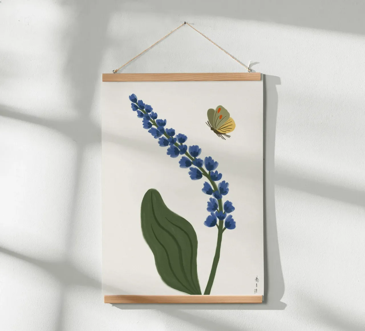 A little Moment of Calm poster con telaio in legno da Tida vom Weg