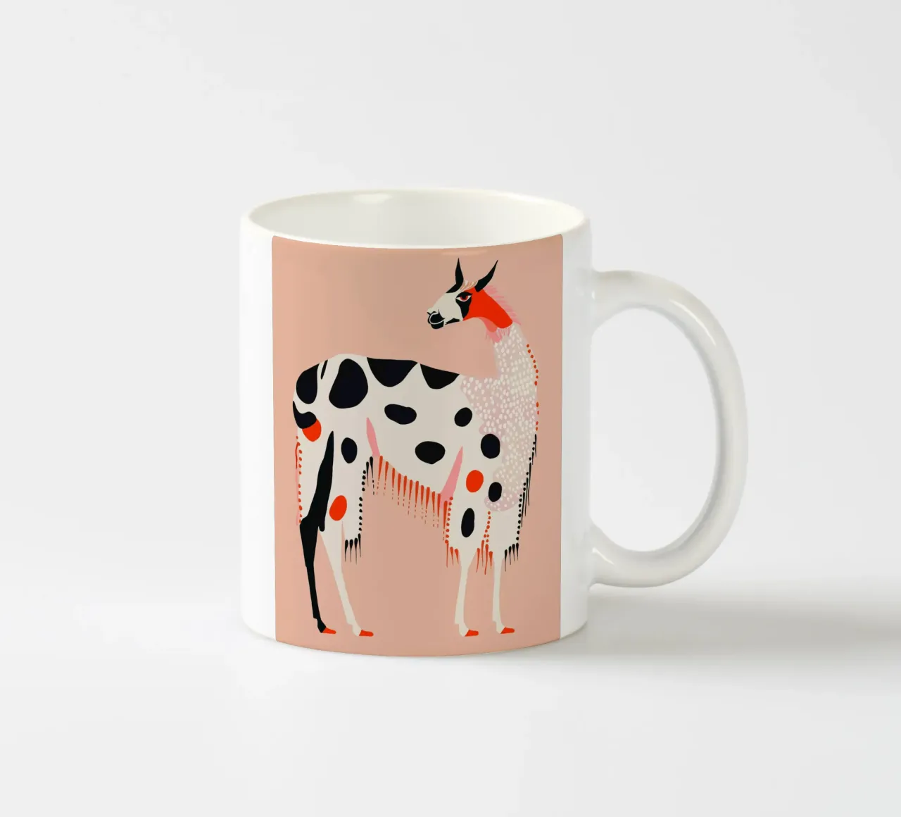 Lama delle Ande tazza in ceramica da ArtsySesta