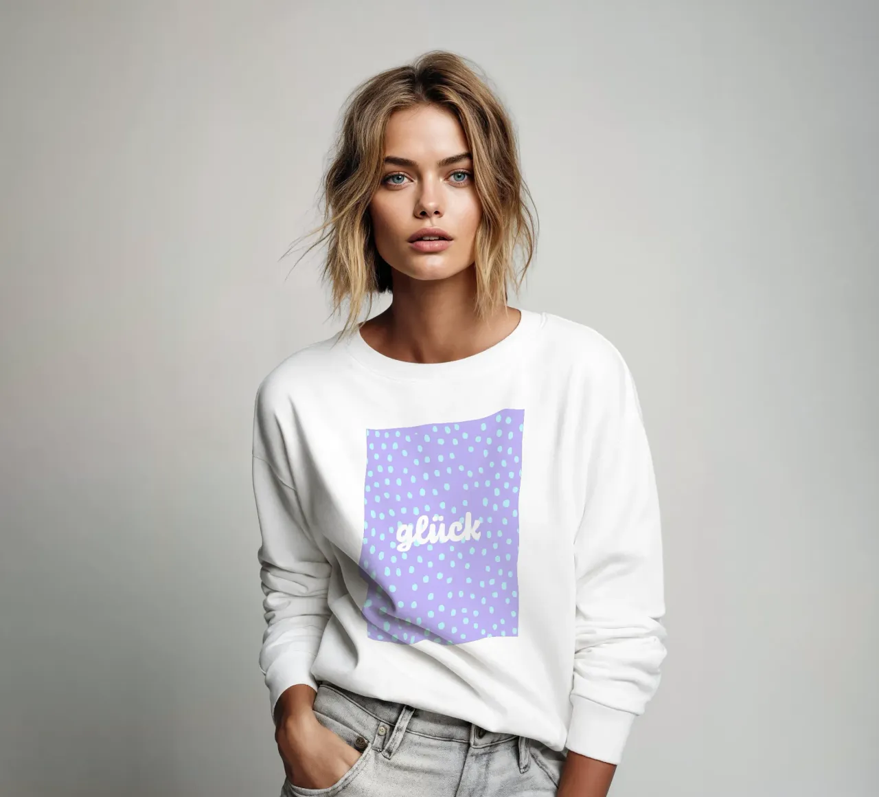 glück. (wünsche ich euch allen:) felpa da FRICKE DESIGN