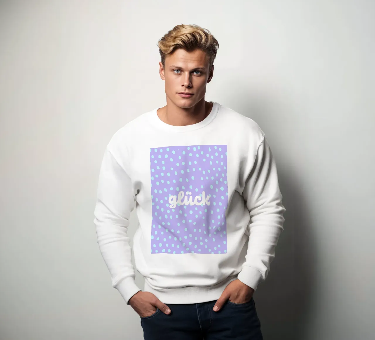 glück. (wünsche ich euch allen:) felpa da FRICKE DESIGN