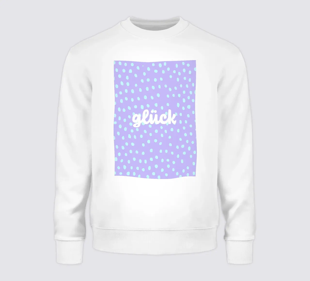glück. (wünsche ich euch allen:) felpa da FRICKE DESIGN