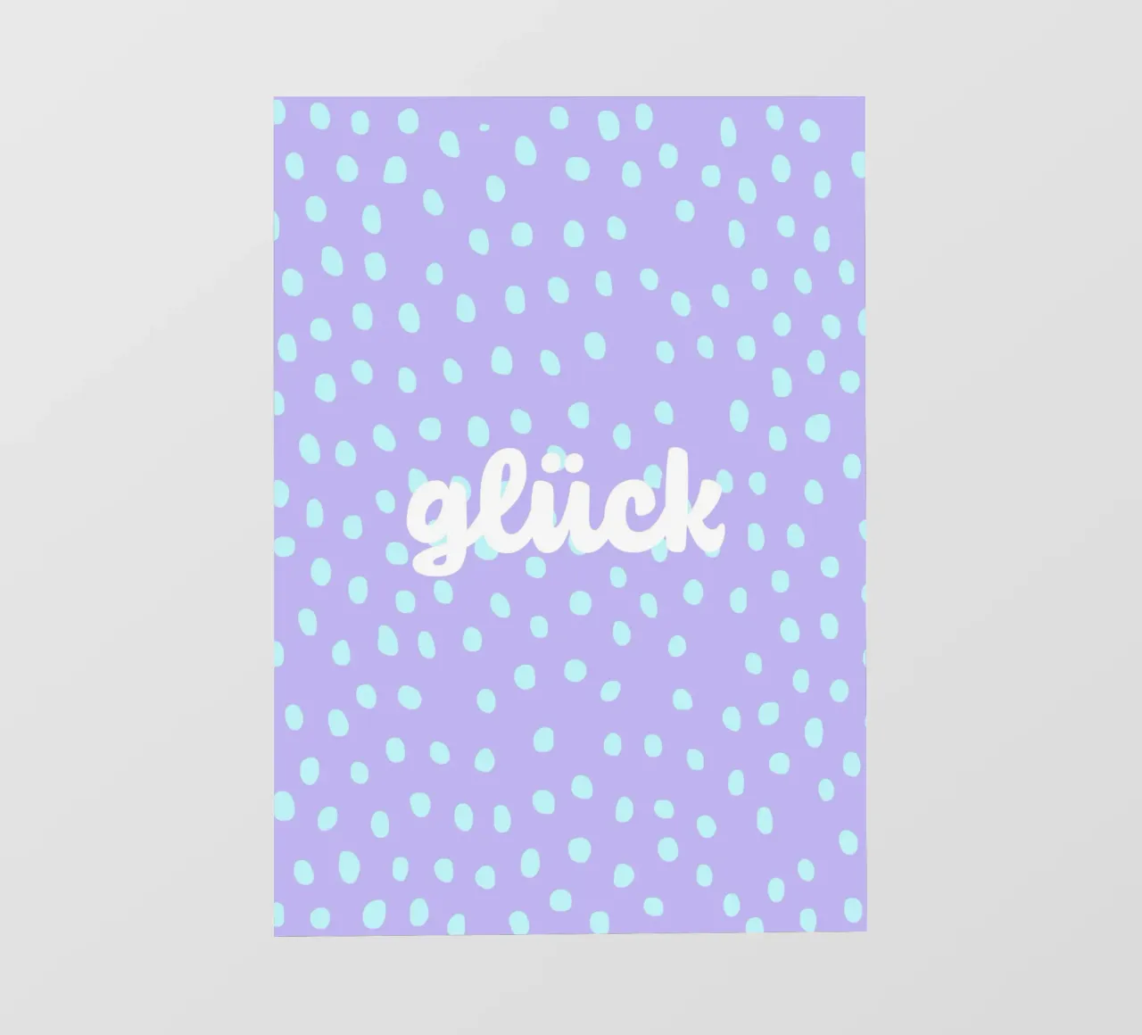 glück. (wünsche ich euch allen:) pellicola backlit da FRICKE DESIGN