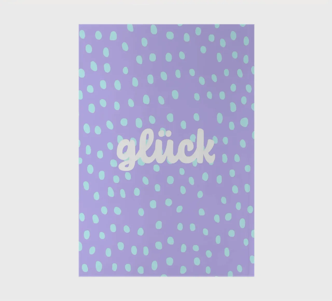 glück. (wünsche ich euch allen:) notebook by FRICKE DESIGN