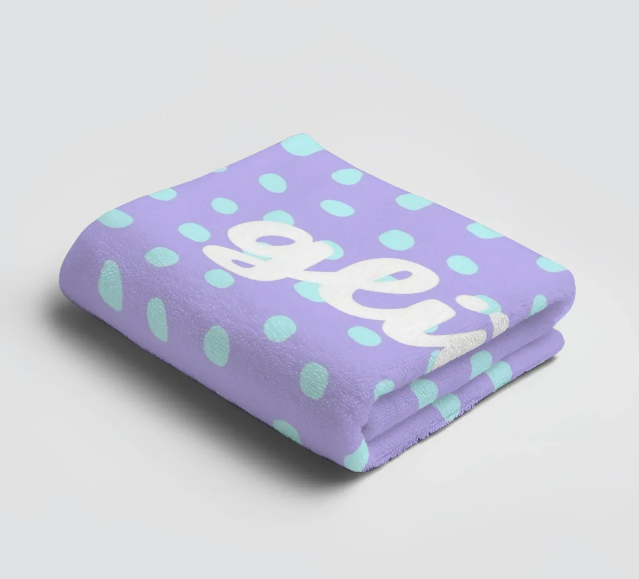 glück. (wünsche ich euch allen:) towel by FRICKE DESIGN