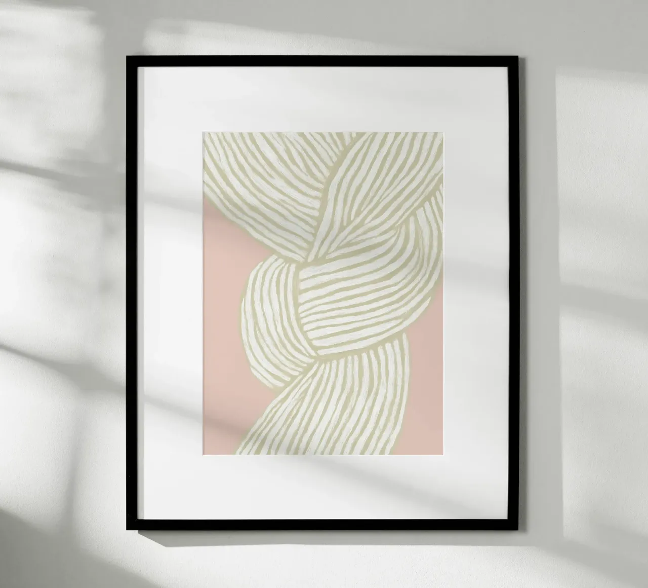 Astrazione intrecciata poster da Carinaprint