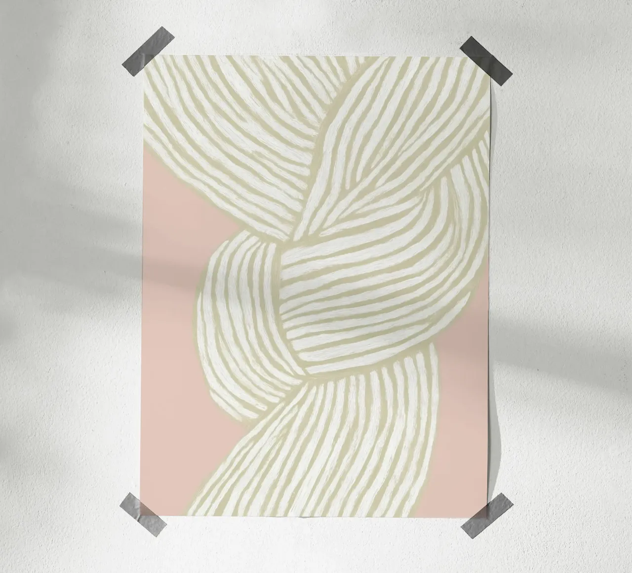 Astrazione intrecciata poster da Carinaprint