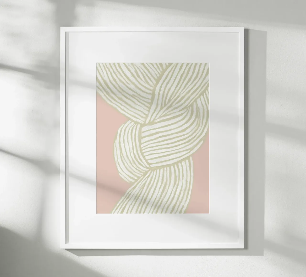 Astrazione intrecciata poster da Carinaprint