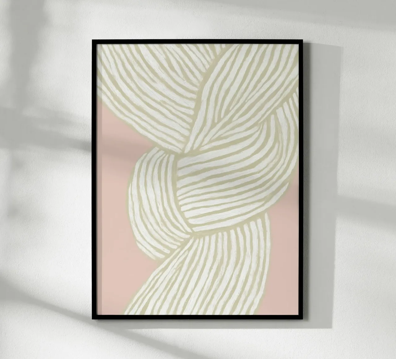 Astrazione intrecciata poster da Carinaprint