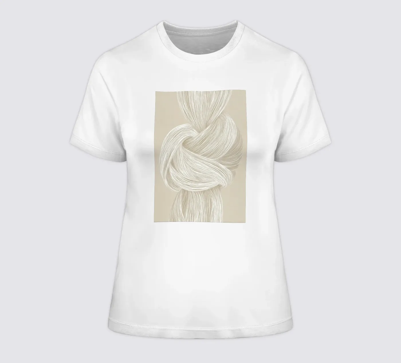 Node bundle dames t-shirt getailleerd van Carinaprint