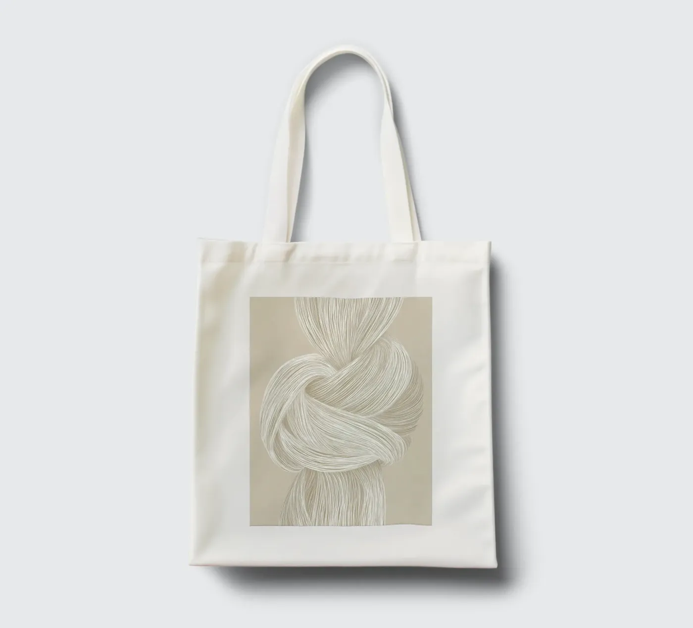 Node bundle jute draagtas van Carinaprint