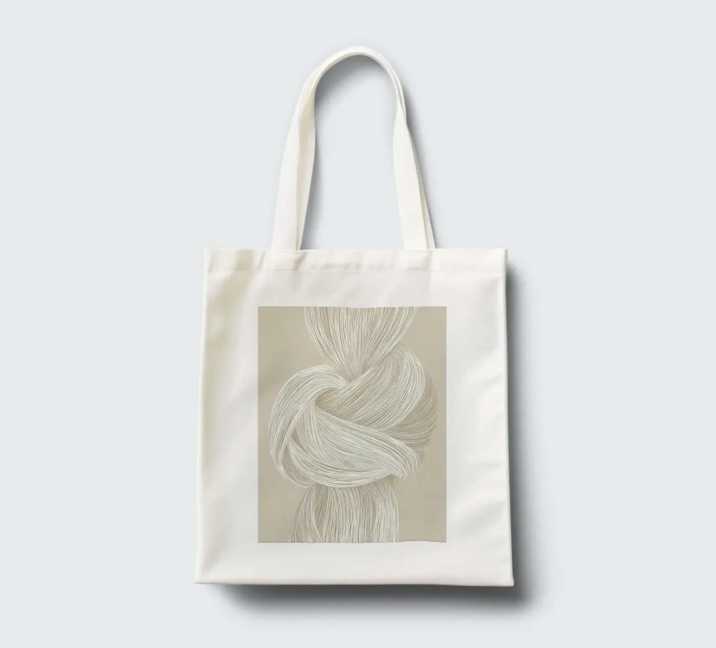 Node bundle jute draagtas van Carinaprint