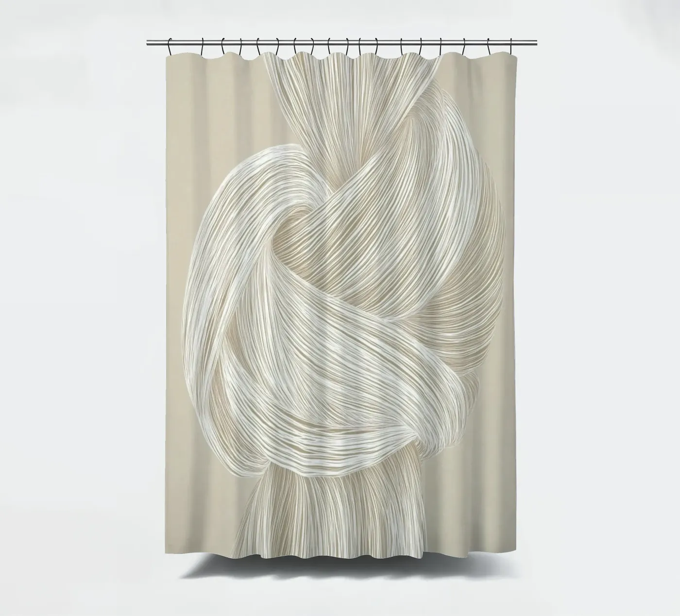 Node bundle shower curtain by Carinaprint