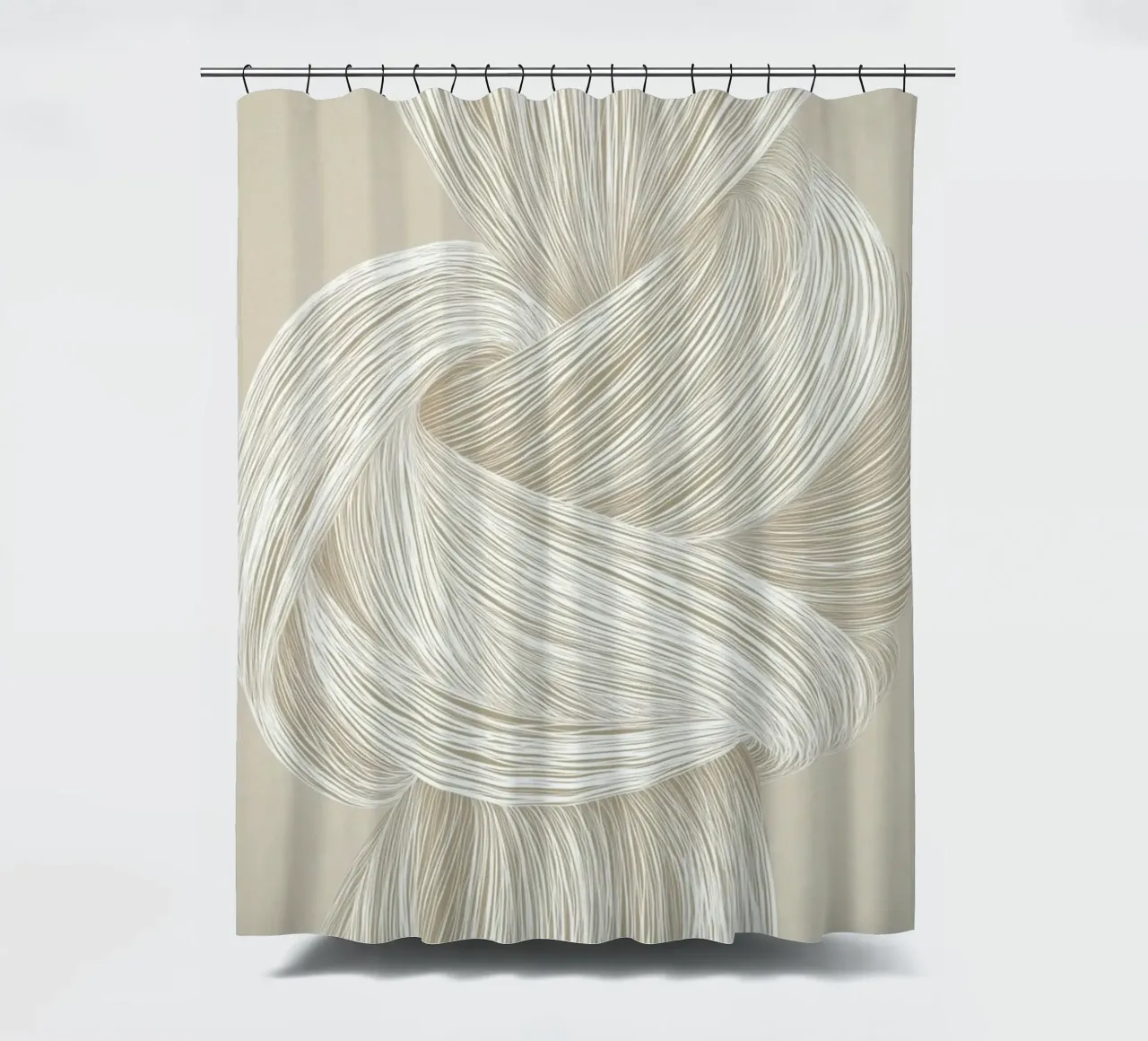 Node bundle shower curtain by Carinaprint