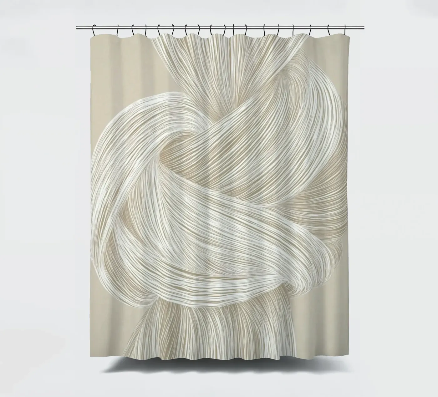 Node bundle shower curtain by Carinaprint