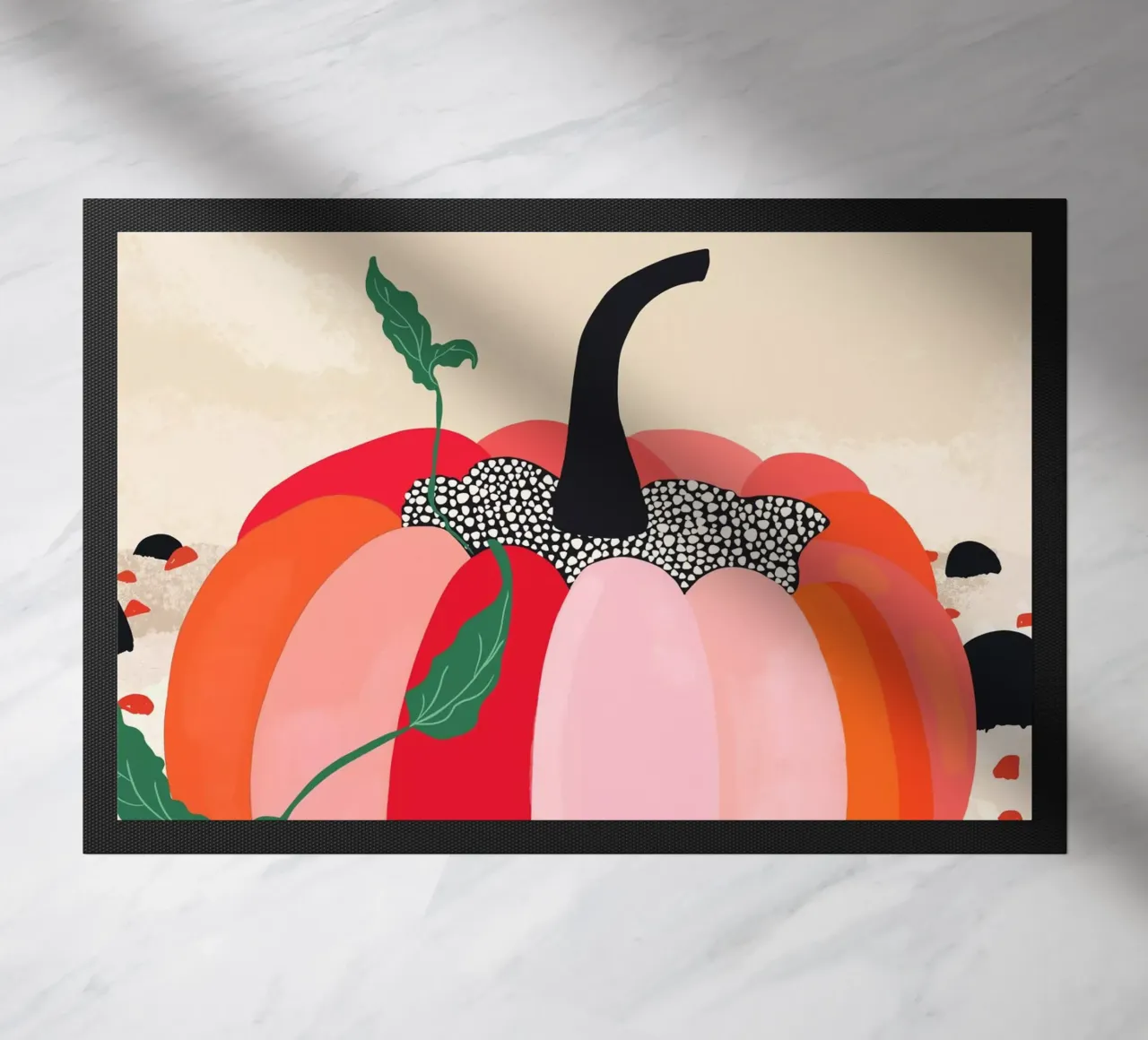 Pumpkin doormat by ArtsySesta