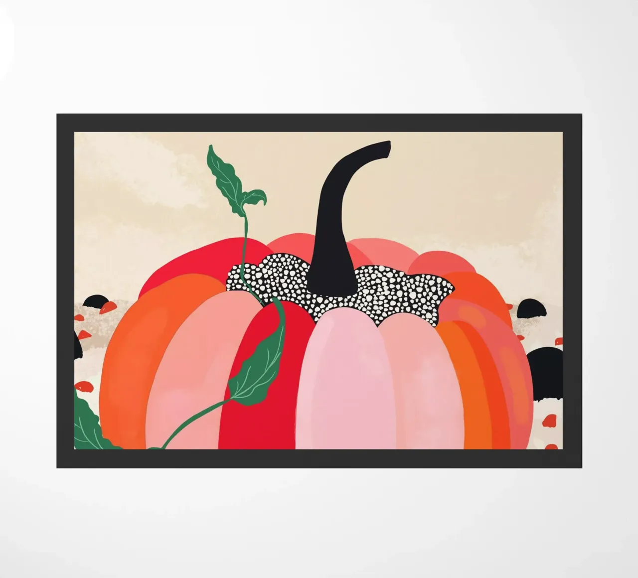 Pumpkin doormat by ArtsySesta