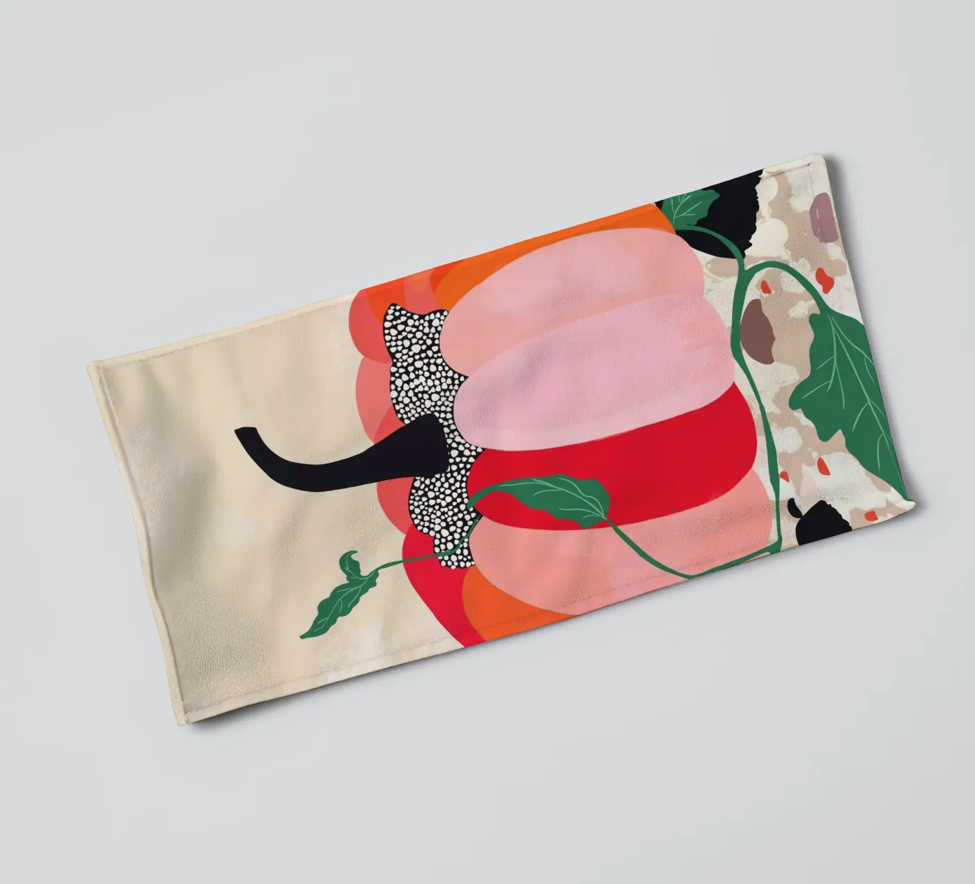 Pumpkin towel by ArtsySesta