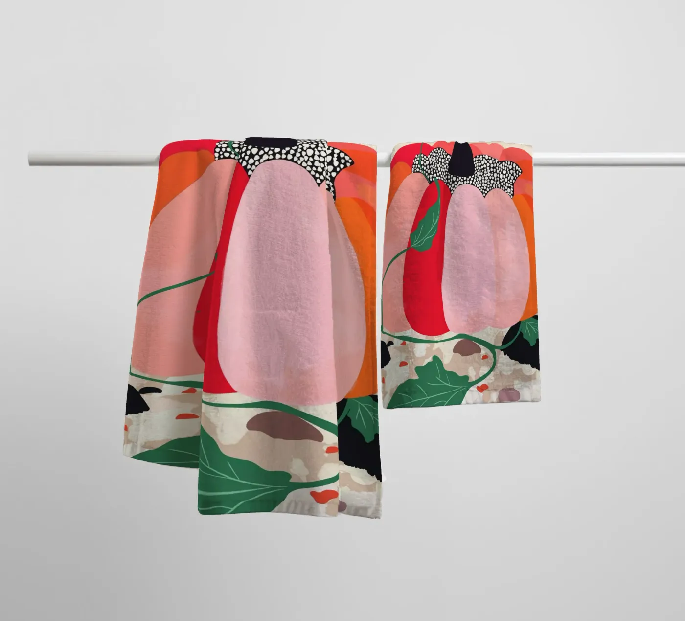 Pumpkin towel by ArtsySesta