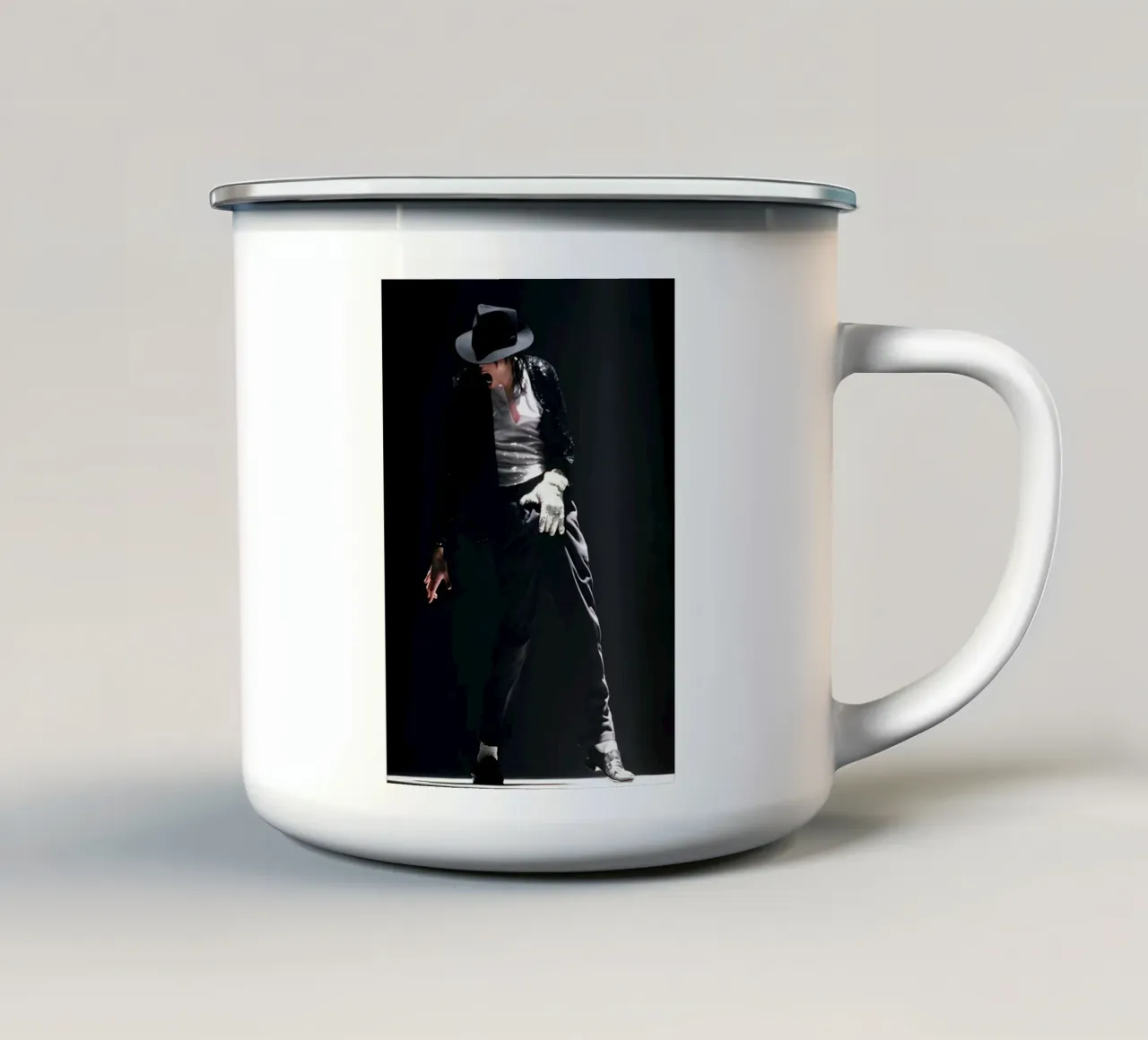 Michael Jackson tazza in smalto da Low poly art