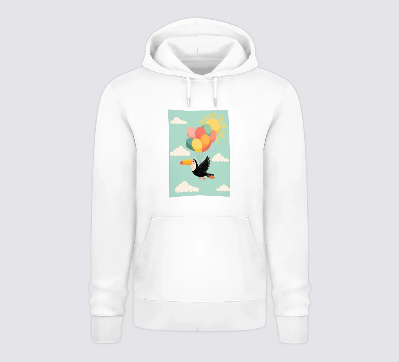 Balloon Bird Adventure felpa con cappuccio da Kiara