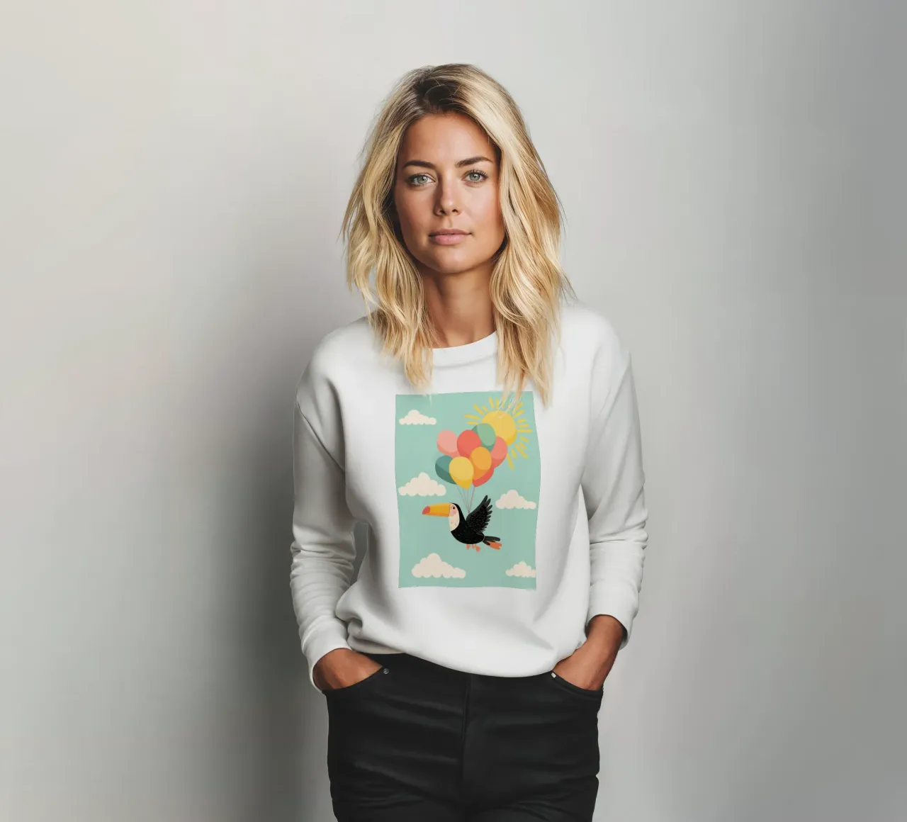 Balloon Bird Adventure felpa da Kiara