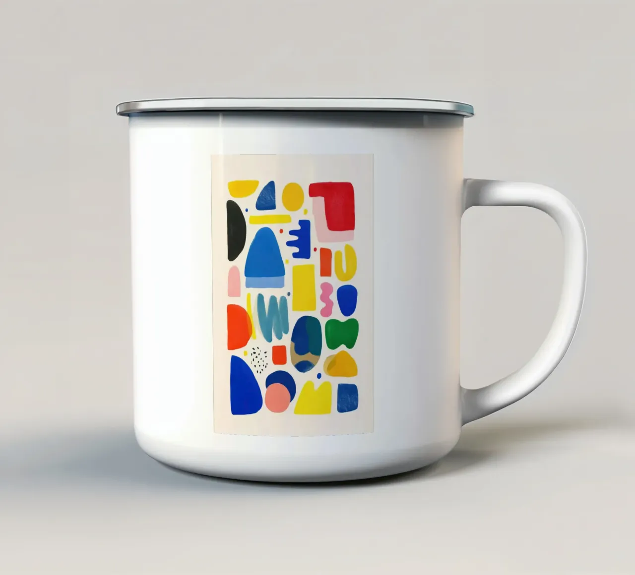 Color Blocks Fun tazza in smalto da Kiara
