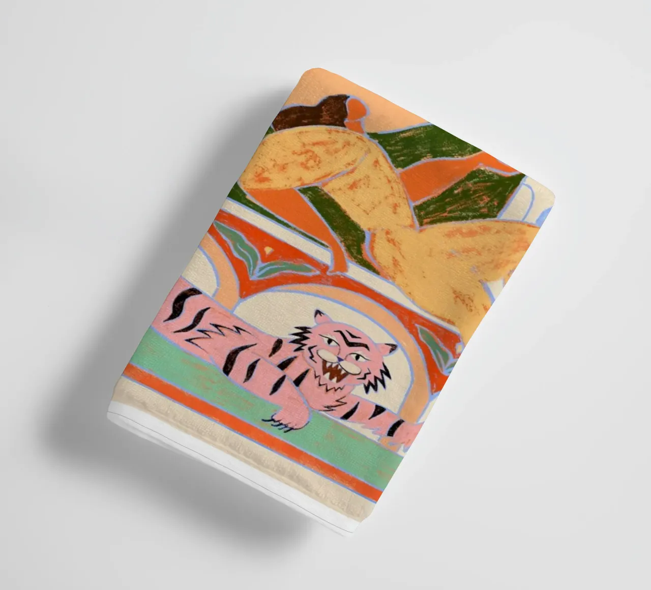 Rabbit Jumps Over The Moon serviette de bain de Arty Guava