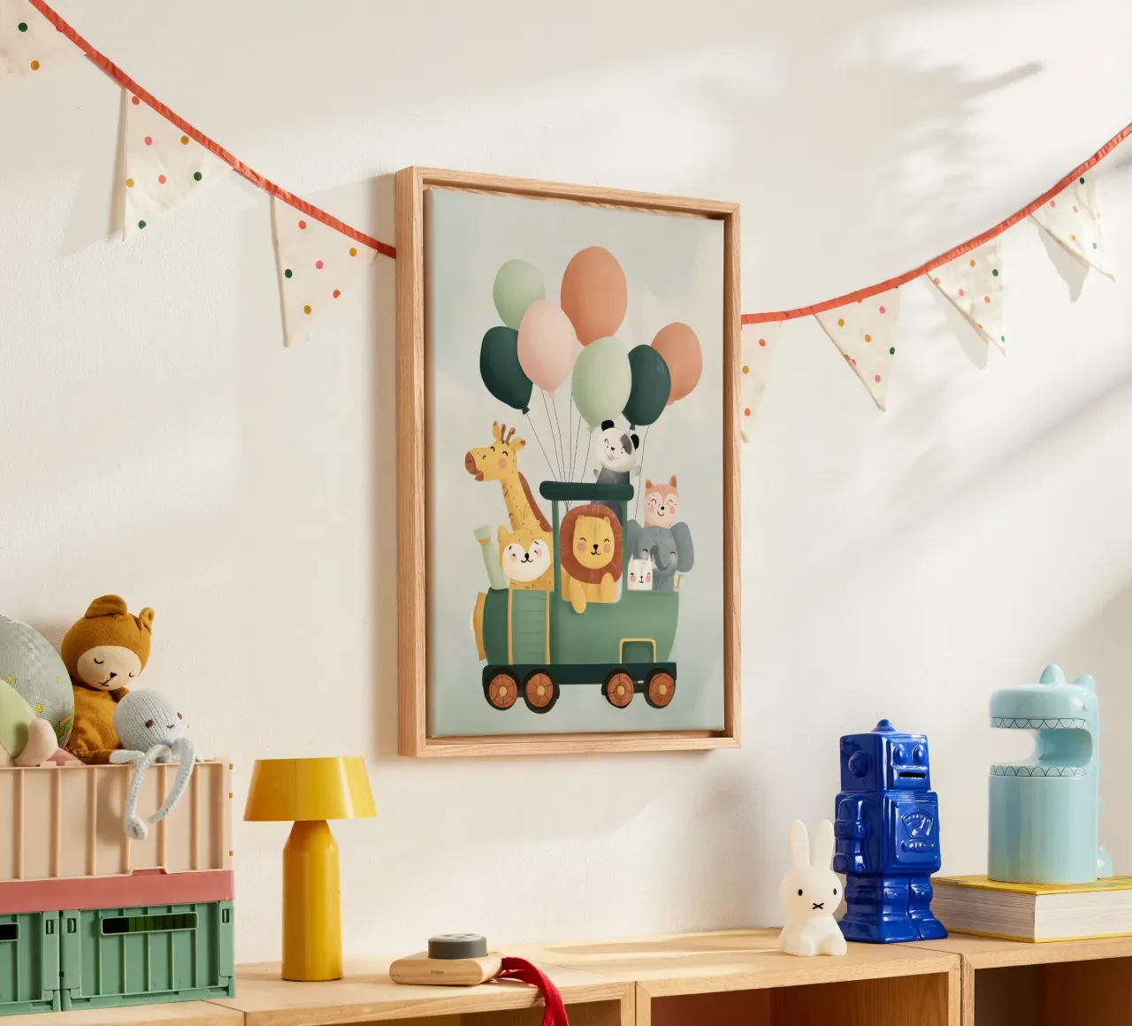 The Happy Animal Train tela da Kiara