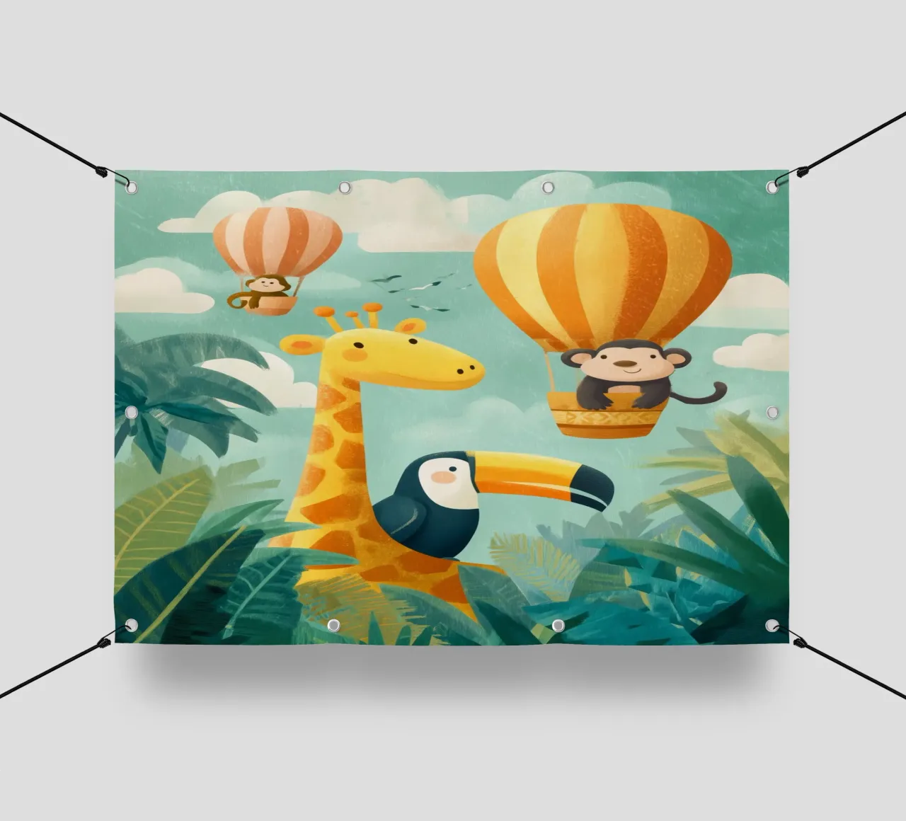 Up, Up, and Away! telo in pvc da Kiara