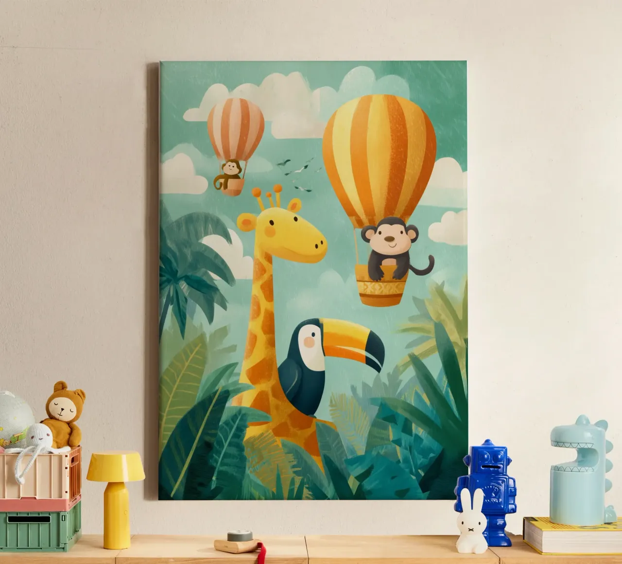 Up, Up, and Away! tela con Cornice a cassetta da Kiara