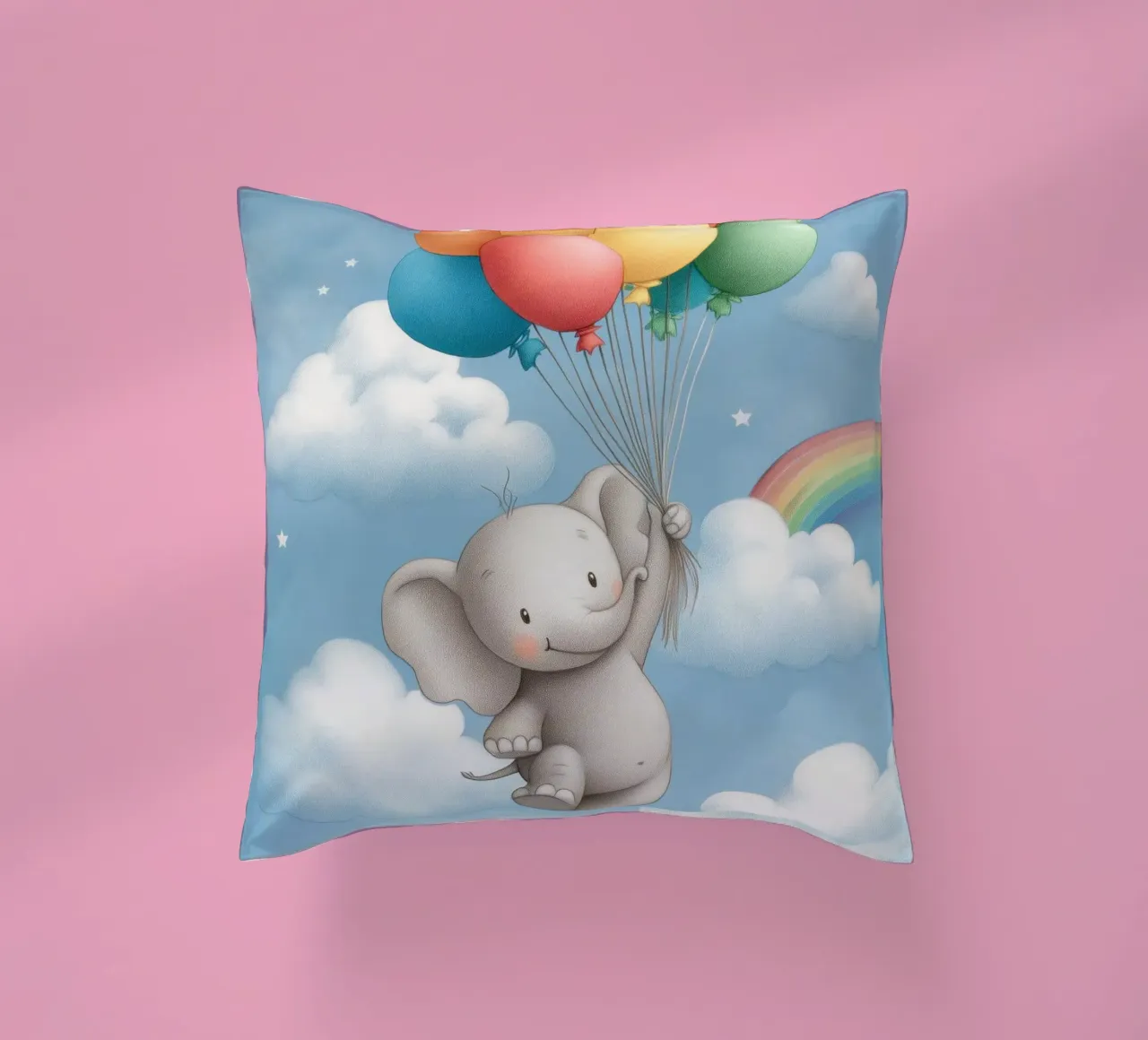Up, Up, Elephant! cuscino da Kiara