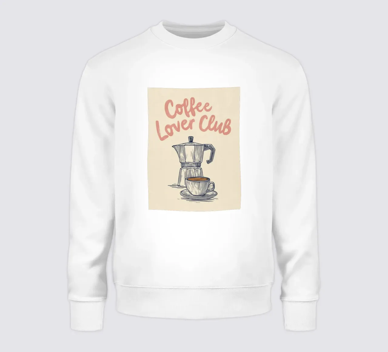 Caffè amore look retrò felpa da Carinaprint