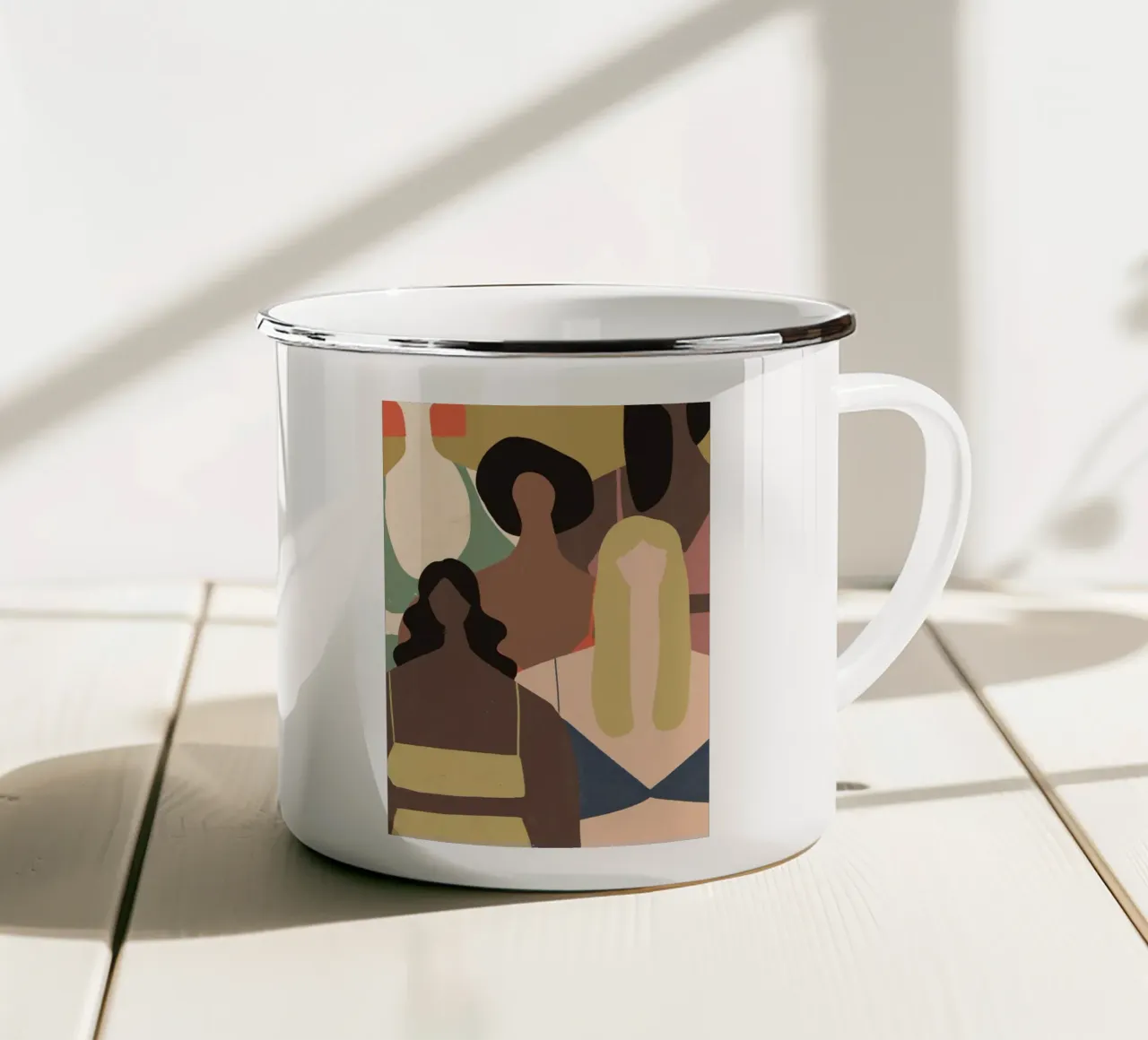 persone donne tazza in smalto da Craig Harris