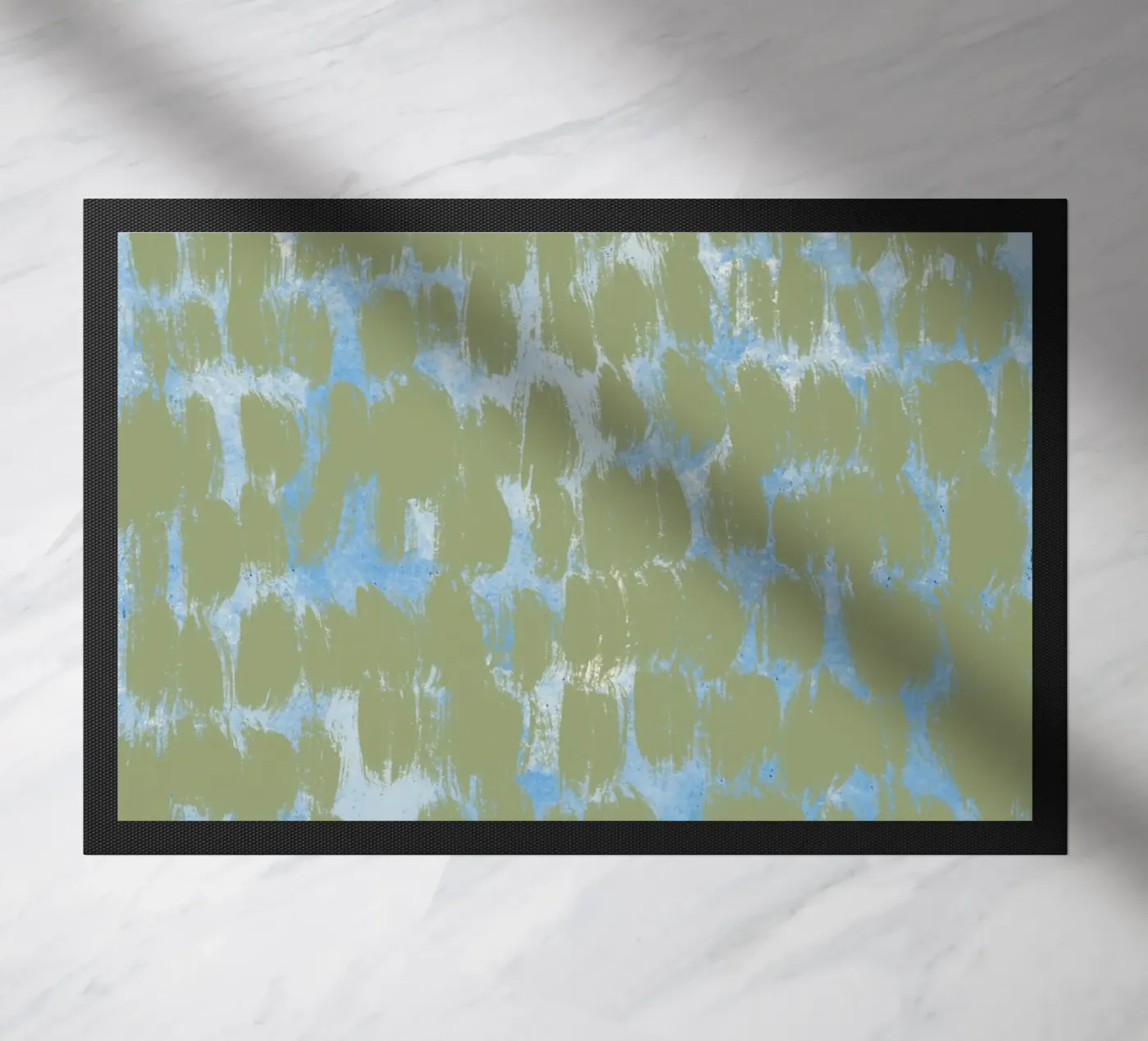 Tiny brushstrokes pattern 03 paillasson de Little Dean