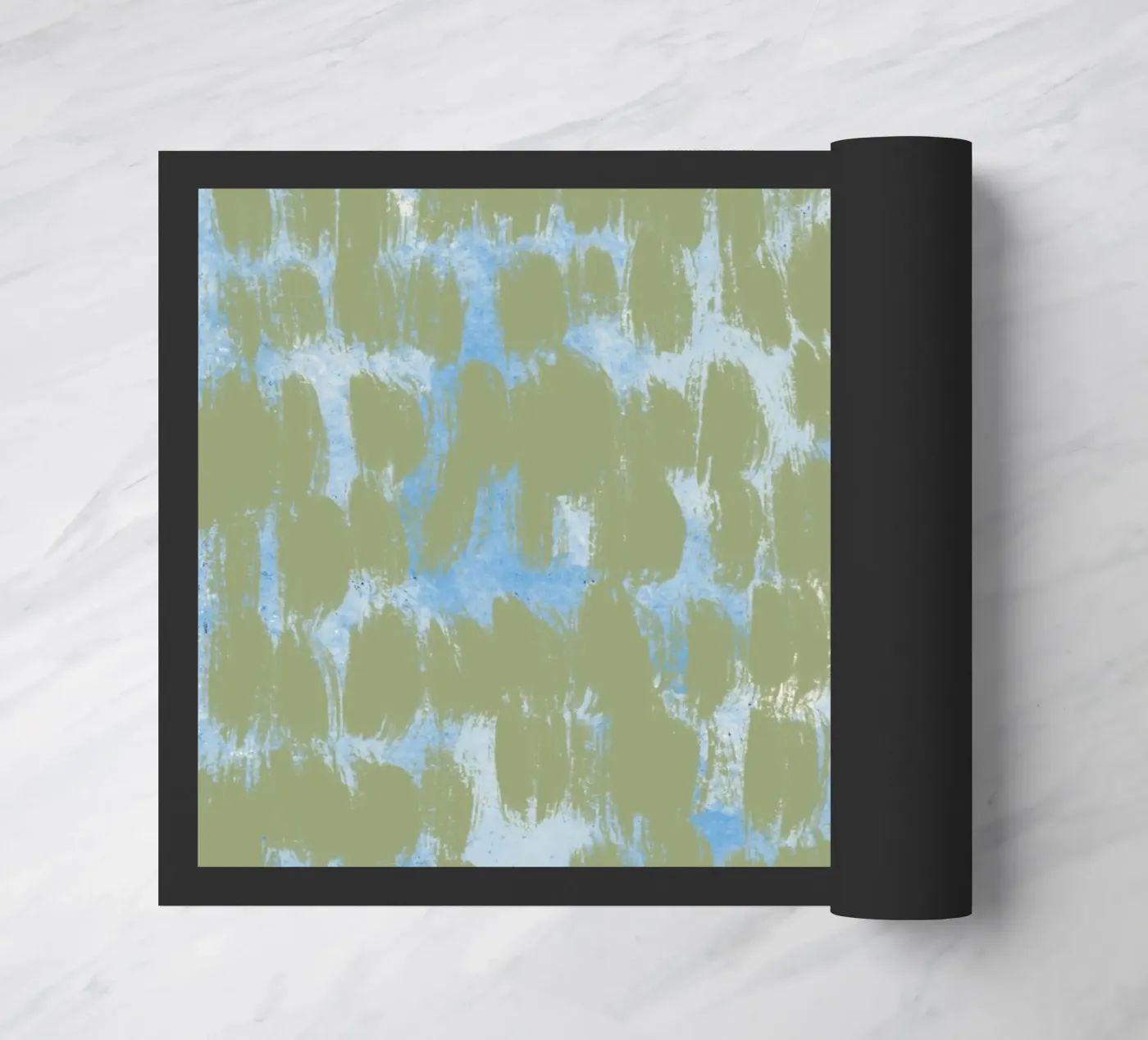 Tiny brushstrokes pattern 03 paillasson de Little Dean