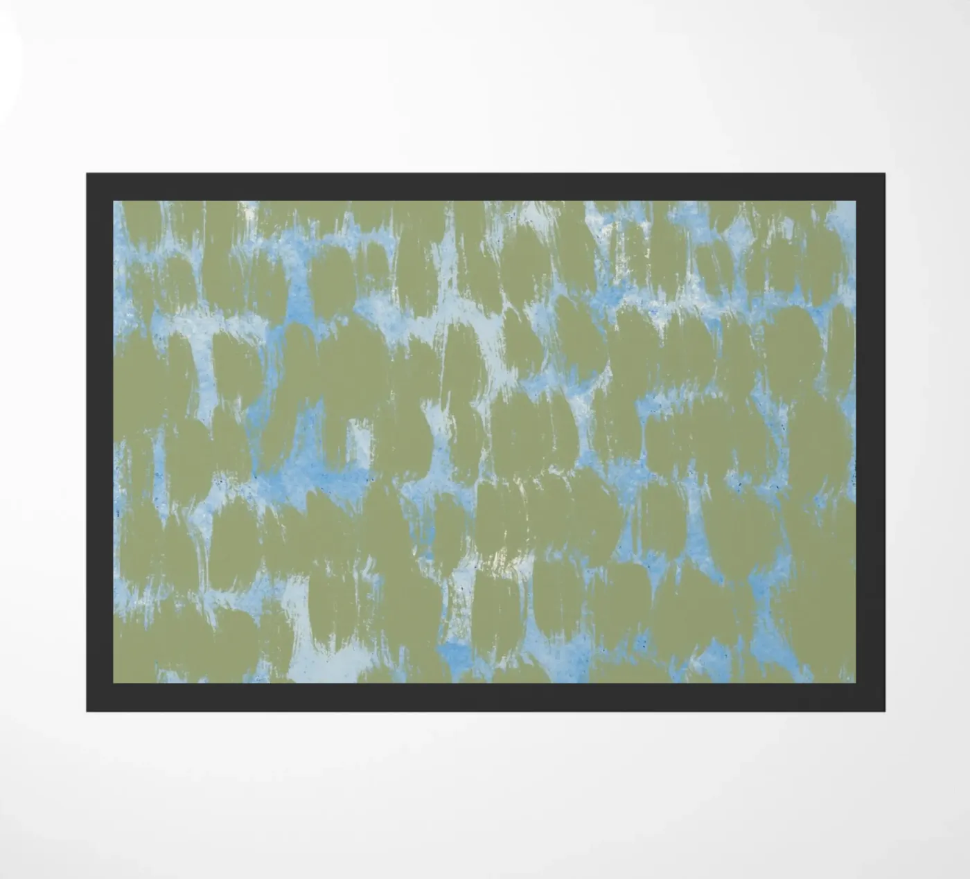 Tiny brushstrokes pattern 03 paillasson de Little Dean