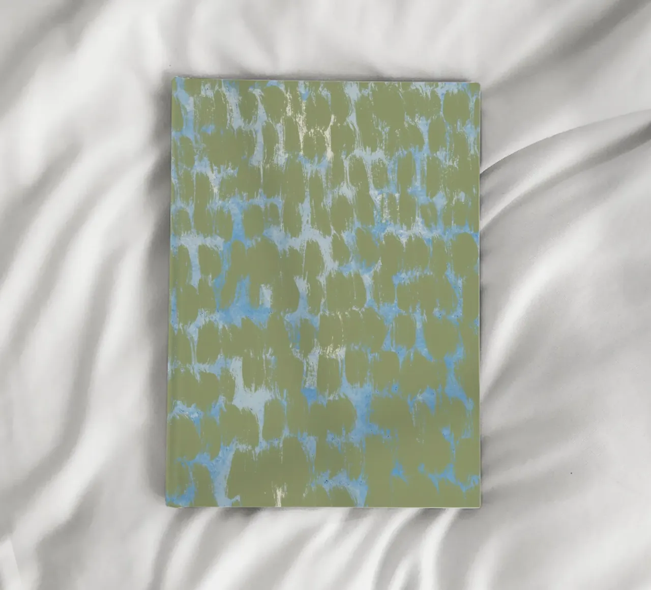 Tiny brushstrokes pattern 03 notebook by Little Dean