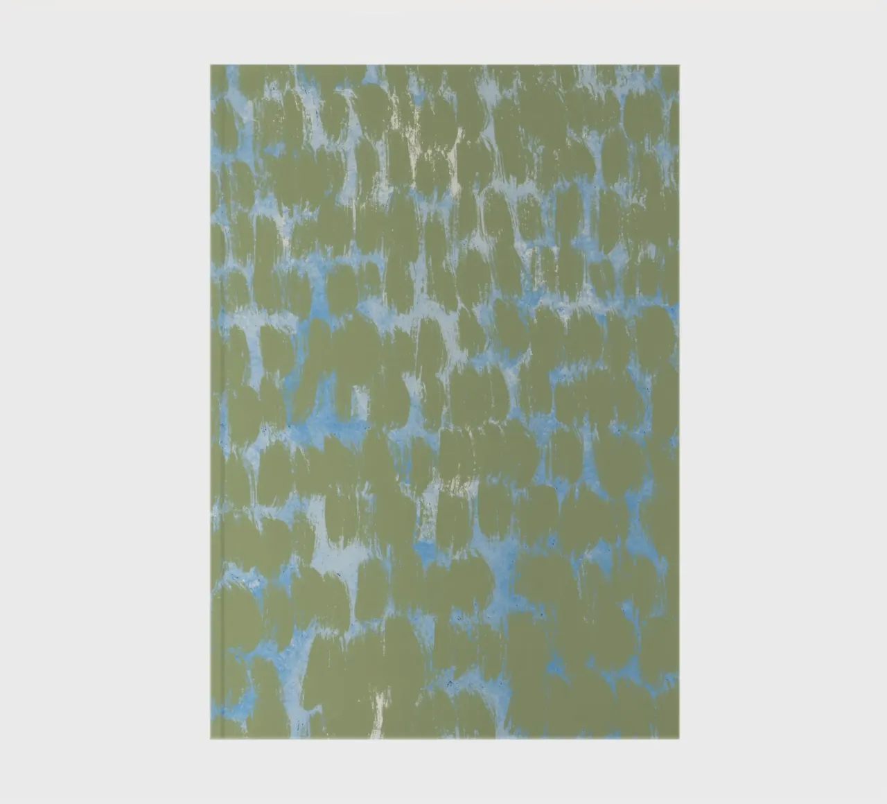 Tiny brushstrokes pattern 03 notebook by Little Dean