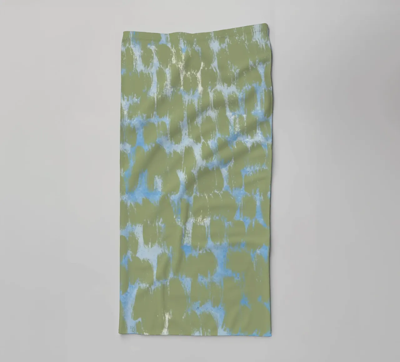 Tiny brushstrokes pattern 03 towel by Little Dean