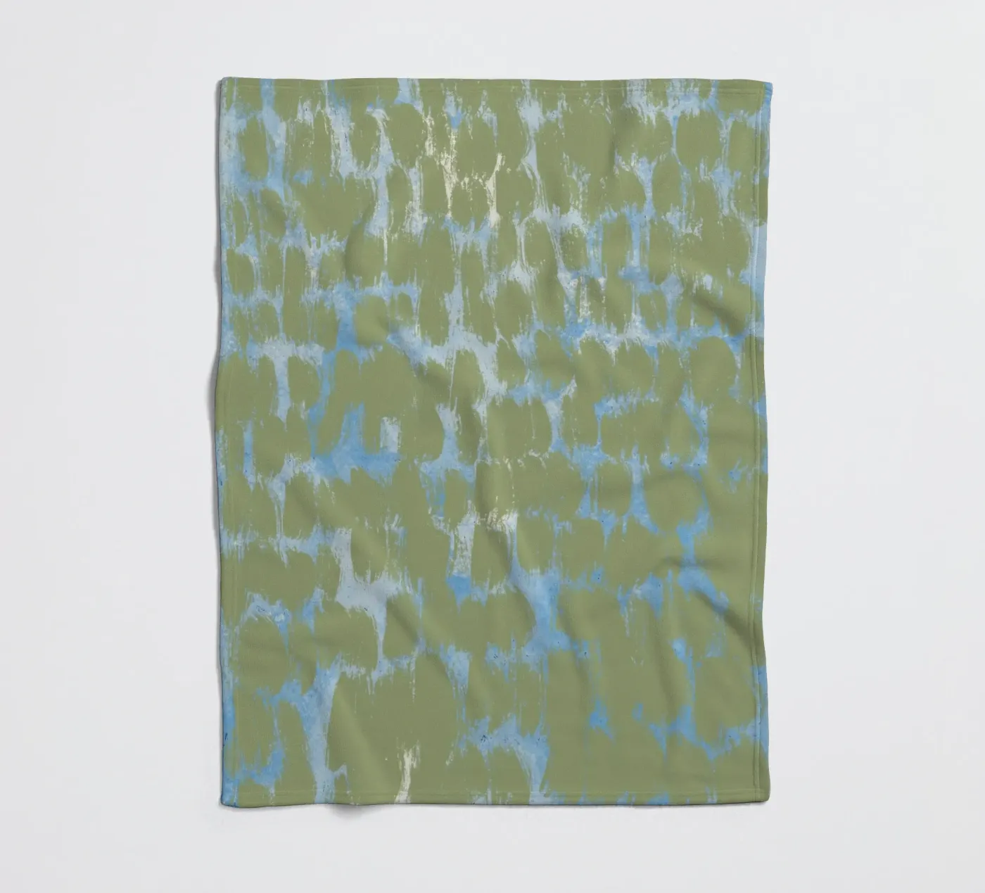 Tiny brushstrokes pattern 03 Fleecedecke von Little Dean