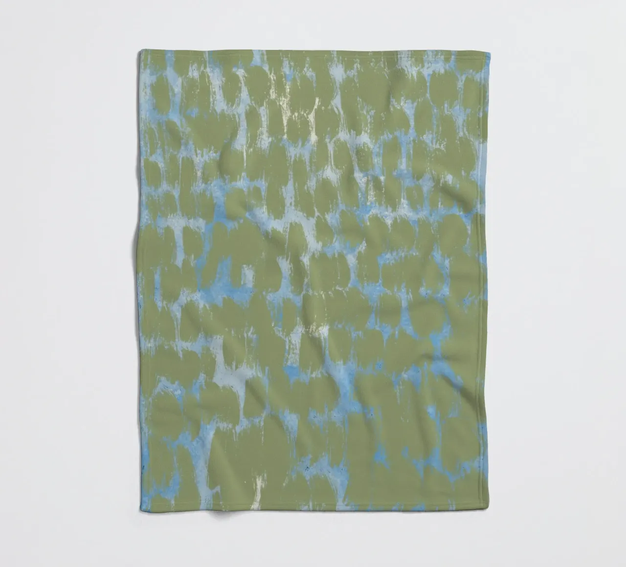 Kleine penseelstreken patroon 03 fleecedeken van Little Dean