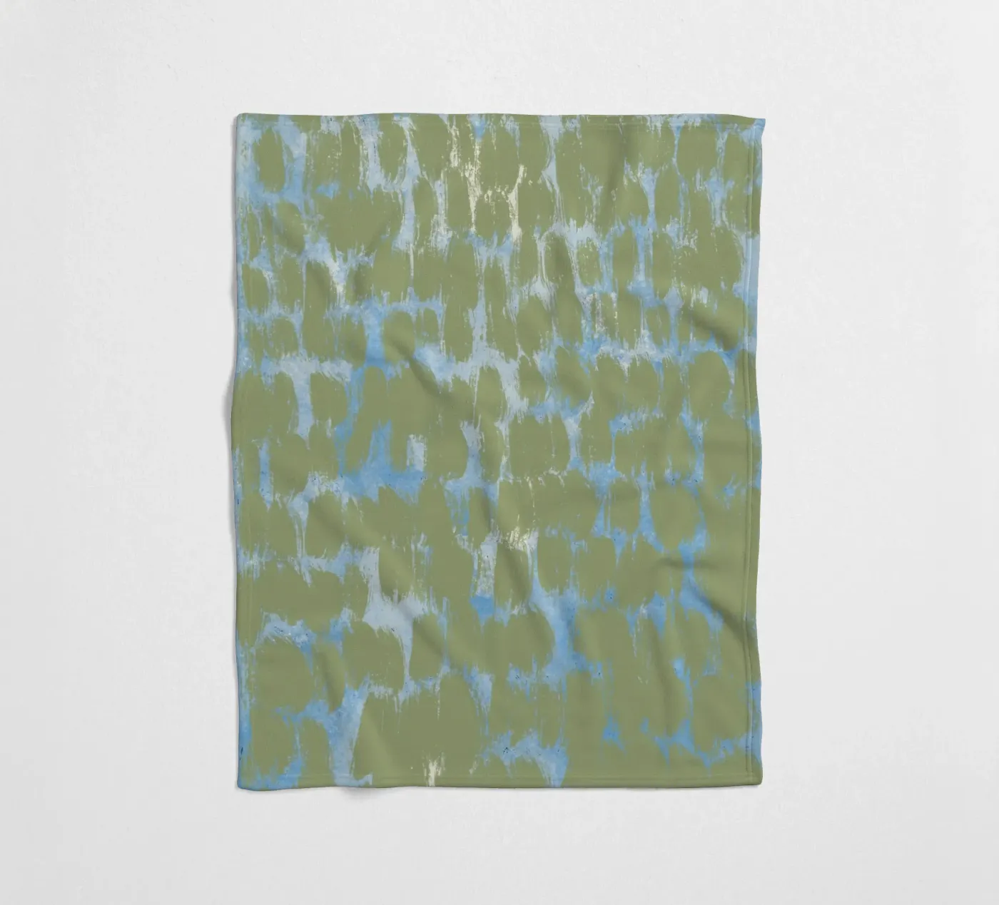 Tiny brushstrokes pattern 03 Fleecedecke von Little Dean