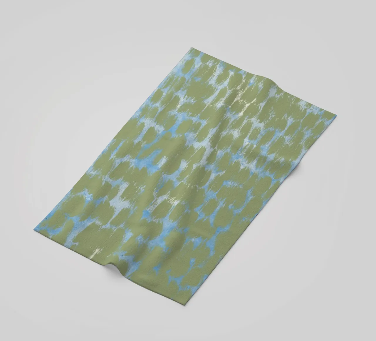 Tiny brushstrokes pattern 03 beach towel by Little Dean