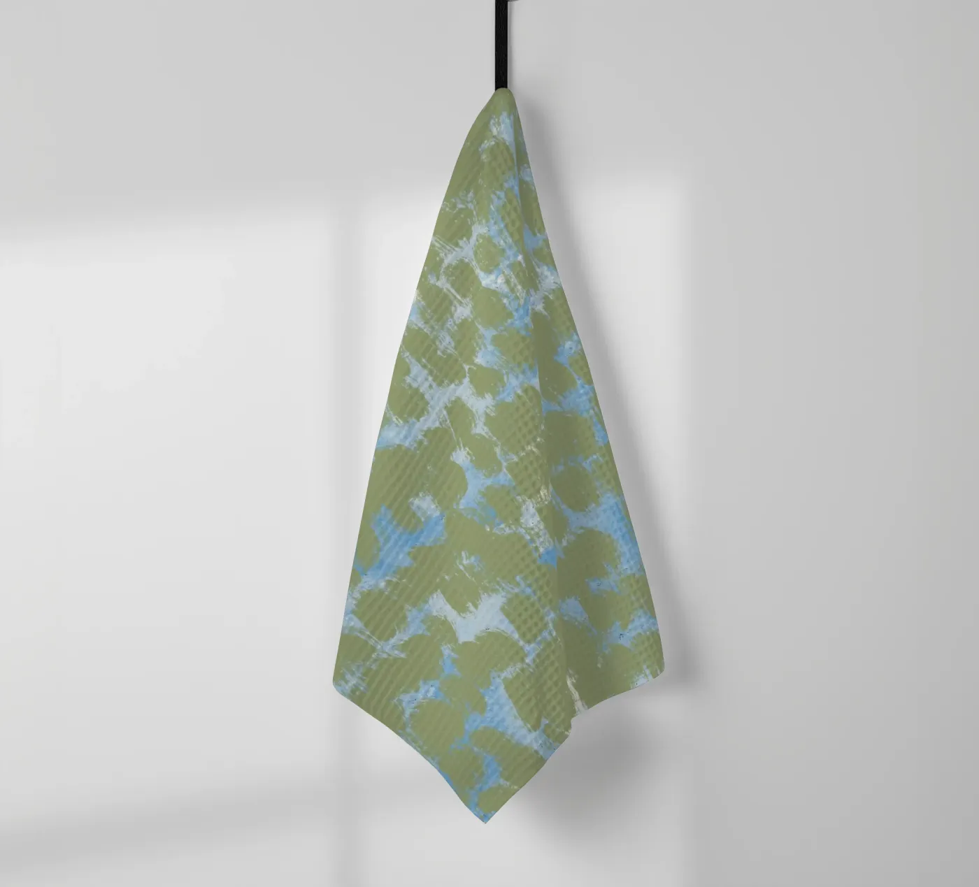 Tiny brushstrokes pattern 03 Geschirrtuch von Little Dean