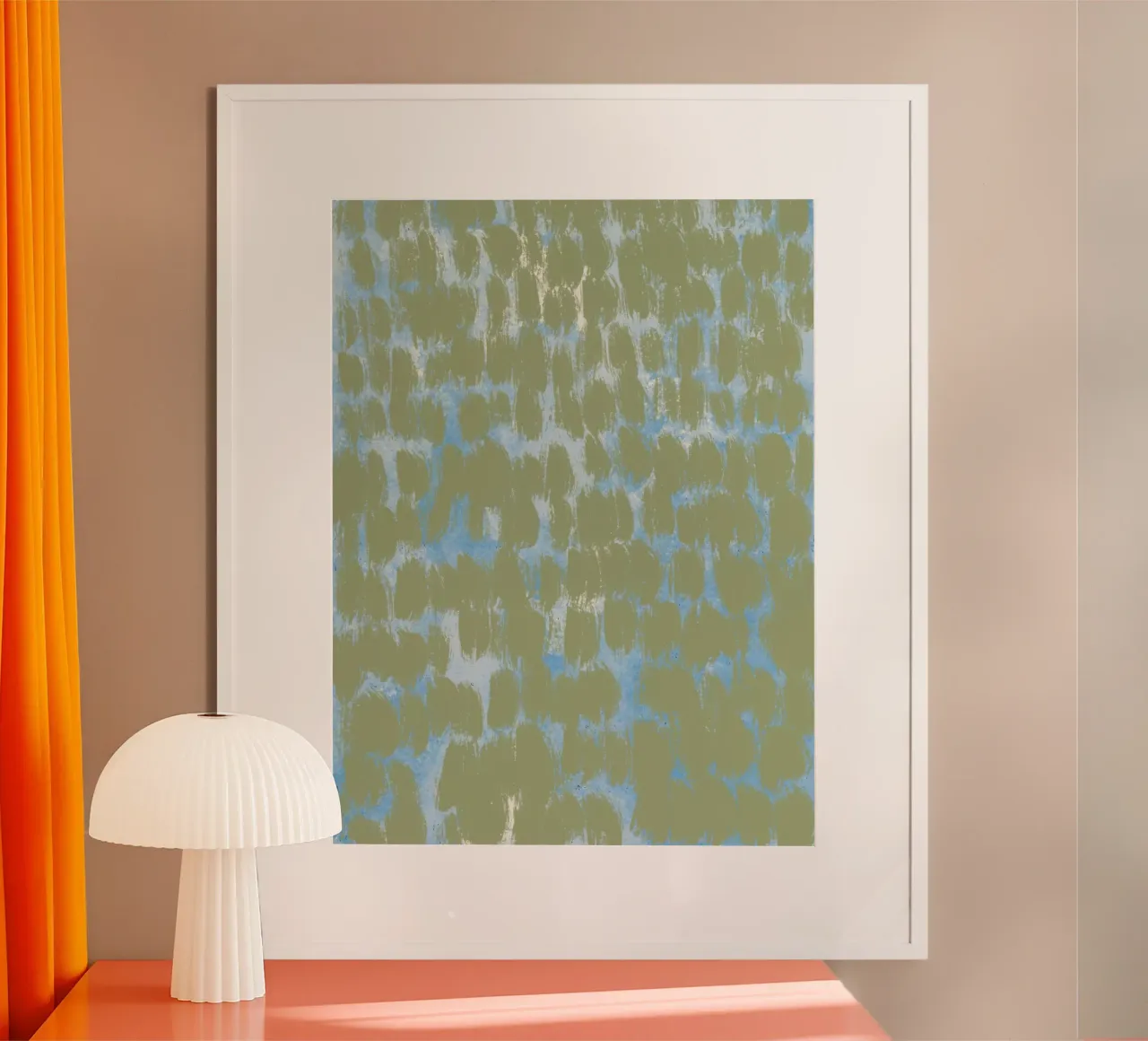 Tiny brushstrokes pattern 03 poster by Little Dean
