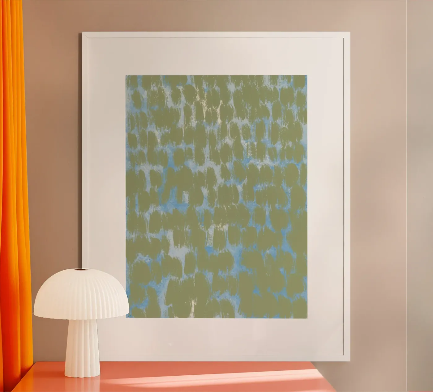 Tiny brushstrokes pattern 03 poster by Little Dean