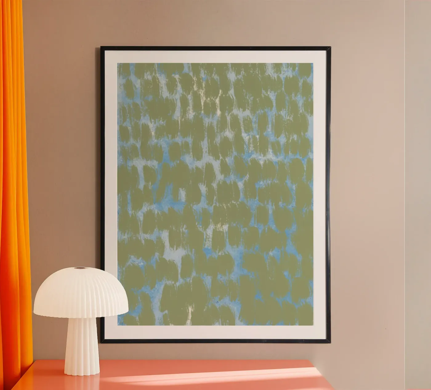 Tiny brushstrokes pattern 03 poster by Little Dean