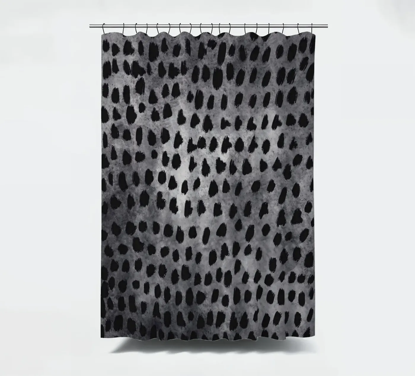 Tiny brushstrokes pattern 04 douchegordijn van Little Dean